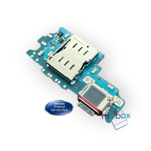 Оригинален блок захранване ( PCB ) за Samsung Galaxy S21 FE / SM-G990 с микрофон, Service Pack / GH96-14548A