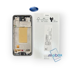 Оригинален дисплей с рамка за Samsung Galaxy A37 5G / SM-A376B/LCD+Тъч скрийн/ Service Pack Full Origina/ GH82-39232A / Black / Черен