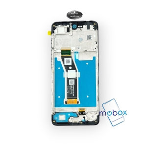 Оригинален дисплей с рамка за Motorola E14 / XT2421-13 /LCD+Тъч скрийн Full Original Service Pack 5D68C24645 /Black/ Черен