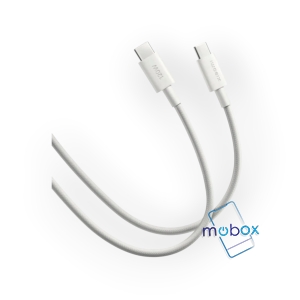 Оригинален USB-C към USB-C Кабел зареждане Xiaomi, 120W, 6A, 1m, White BHR087KGL