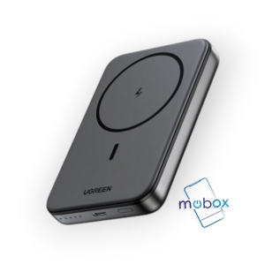 Външна батерия С MagSafe / UGREEN PB561, 10000mAh, 20W, PD + FQI, Black