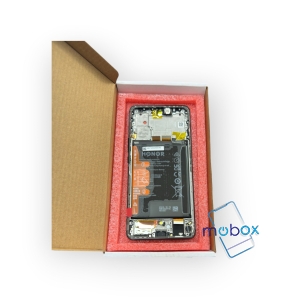 Оригинален дисплей с рамка, с батерия за Honor Magic6 Lite / X50 / ALI- / LCD+Тъчскрийн / Service Pack/ Full Original 0235AHHP, 0235AHHU, 0235AGJG/ Black/ Черен