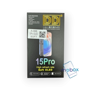DD Soft OLED Дисплей за iPhone 15 Pro LCD +Тъч скрийн /FHD/120 Hz