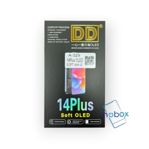 DD Soft OLED Дисплей за iPhone 14 Plus LCD +Тъч скрийн /FHD/120 Hz / With Diagnostic