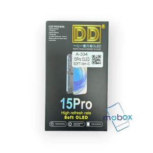 DD Soft OLED Дисплей за iPhone 15 Pro LCD +Тъч скрийн /FHD/120 Hz/ With Diagnostic