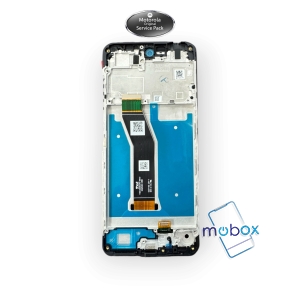 Оригинален дисплей с рамка за Motorola G04 / XT2421 / LCD +Тъч скрийн/ Full Original Service Pack / 5D68C23890