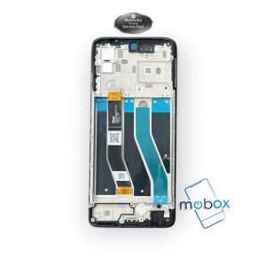 Оригинален дисплей с рамка за Motorola G62 5G / XT2223/ Full Original Service Pack 5D68C20934 /Black/ Черен LCD