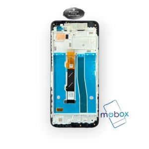 Оригинален дисплей с рамка за Motorola G42 / XT2233/ LCD+Тъч скрийн Full Original Service Pack 5D68C21049 /Black/ Черен LCD