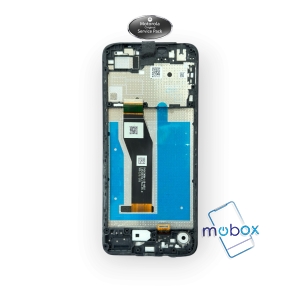 Оригинален дисплей с рамка за Motorola E13 / XT2345 / LCD +Тъч скрийн/ Full Original Service Pack / 5D68C22340