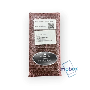 Оригинален дисплей с рамка за Motorola G06 / XT2535 / LCD +Тъч скрийн/ Full Original Service Pack / 5D68C31263 / Black / Черен