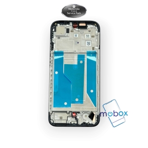 Оригинален дисплей с рамка за Motorola G77 /XT2621-4/  G67/ XT2621-2 / LCD +Тъч скрийн/ Full Original Service Pack / 5D68C32013 / Pantone Black Olive