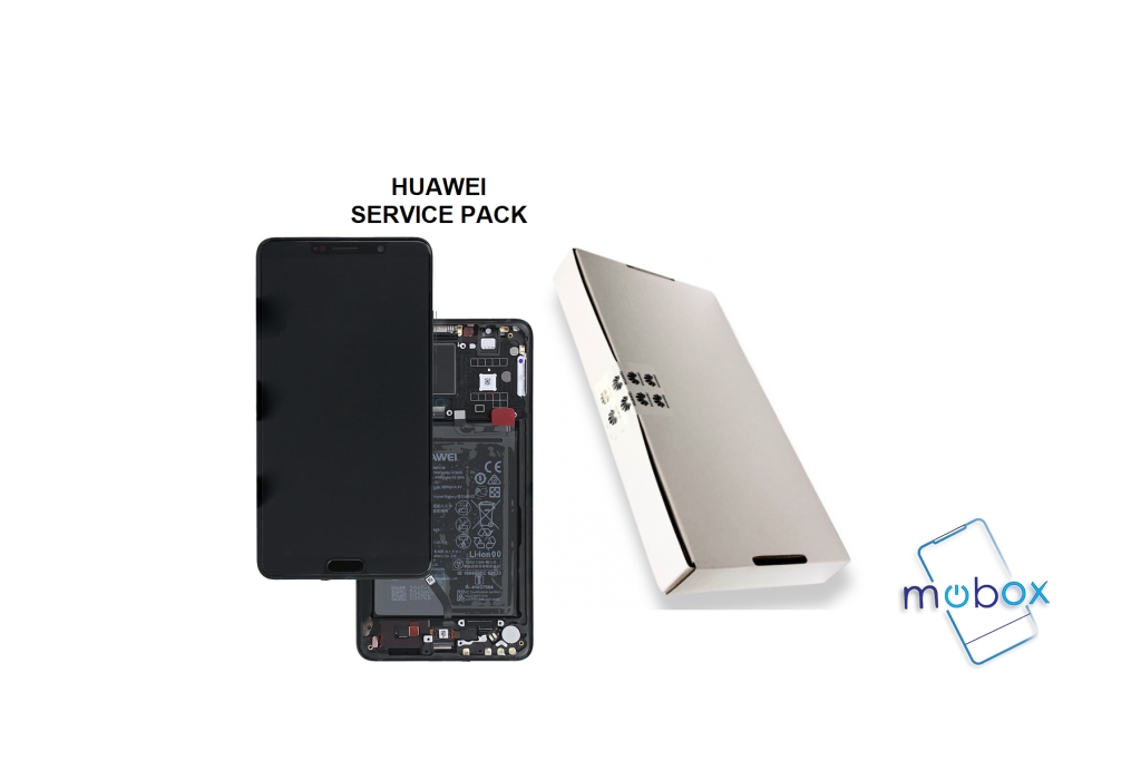 Huawei Mate 10 / ALP-L29, ALP-L09, ALP-xx/ Service Pack/ Full Original/ LCD Дисплей+ Рамка+ Батерия/ Black