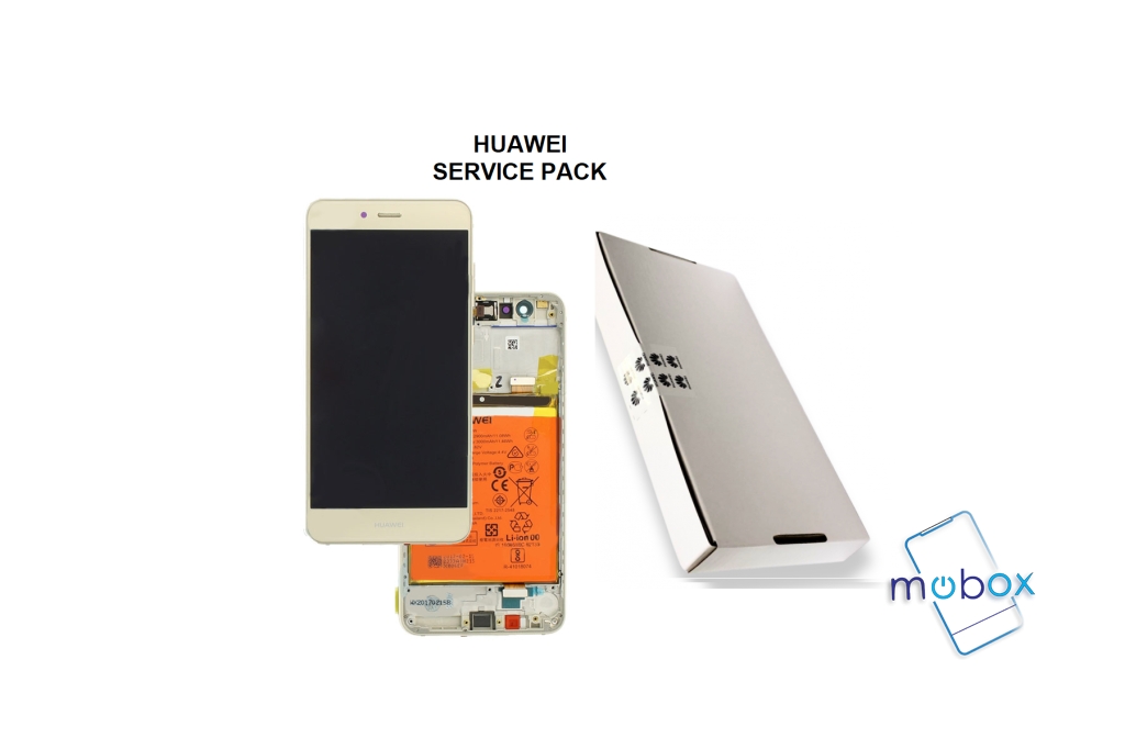 Huawei P10 Lite /WAS-LX1, WAS-LX2, WAS-xx/Service Pack/ Full Original/ LCD Дисплей+ Рамка+ Батерия/ Gold