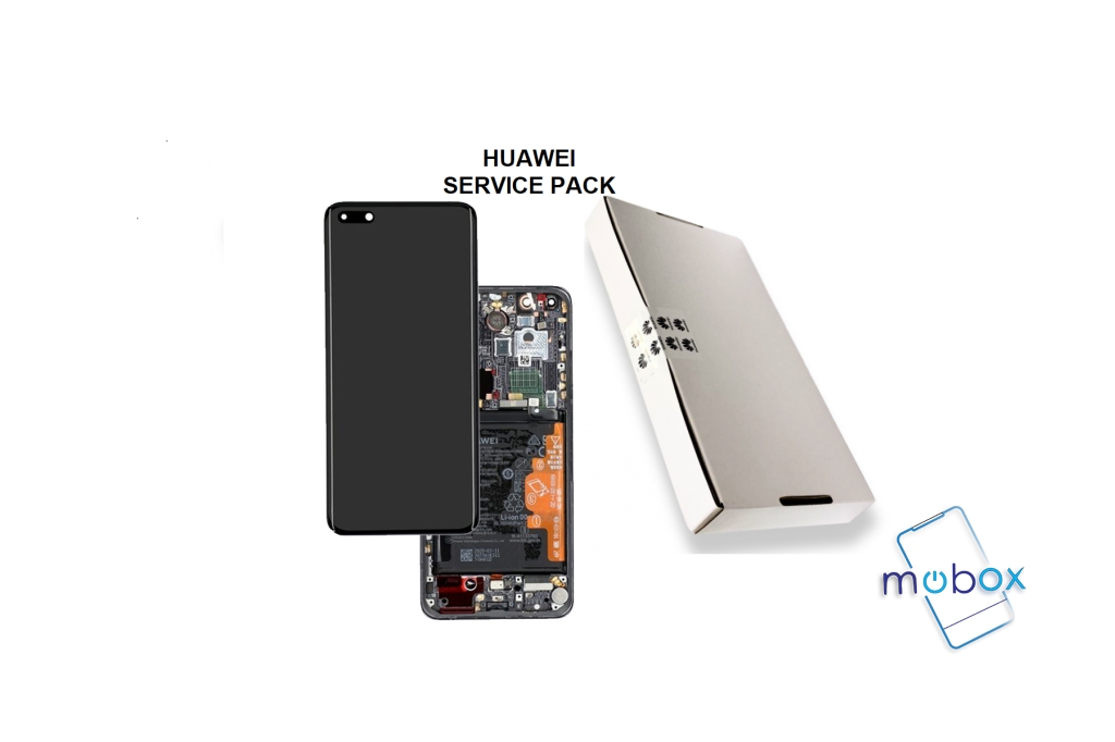 Huawei P40 Pro+ , Huawei P40 Pro Plus / ELS-N39, ELS-AN10 / Service Pack/ Full Original/ LCD Дисплей+ Рамка+ Батерия/ Black