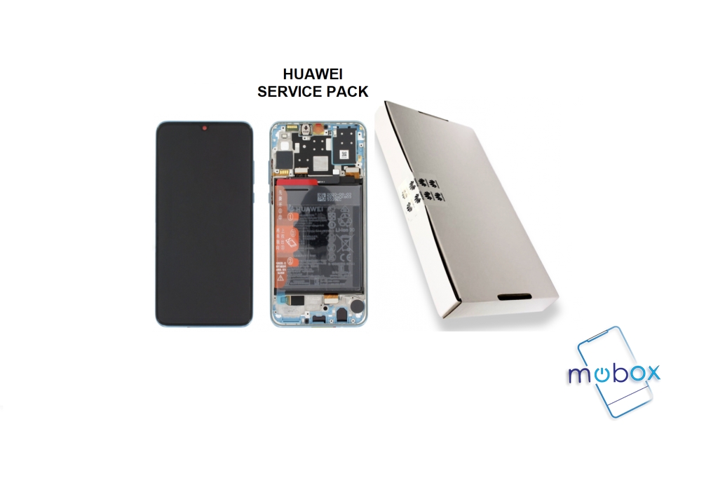 Huawei P30 / ELE-L29, ELE-L09 /Service Pack/ Full Original/ LCD Дисплей+ Рамка+ Батерия/ Breating Crystal