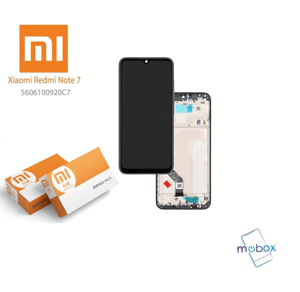 Xiaomi Redmi Note 7, Note 7 Pro, M1901F7G, M1901F7E, M1901F7BE /Service Pack/ Full Original/ LCD Дисплей+ Рамка/ Black