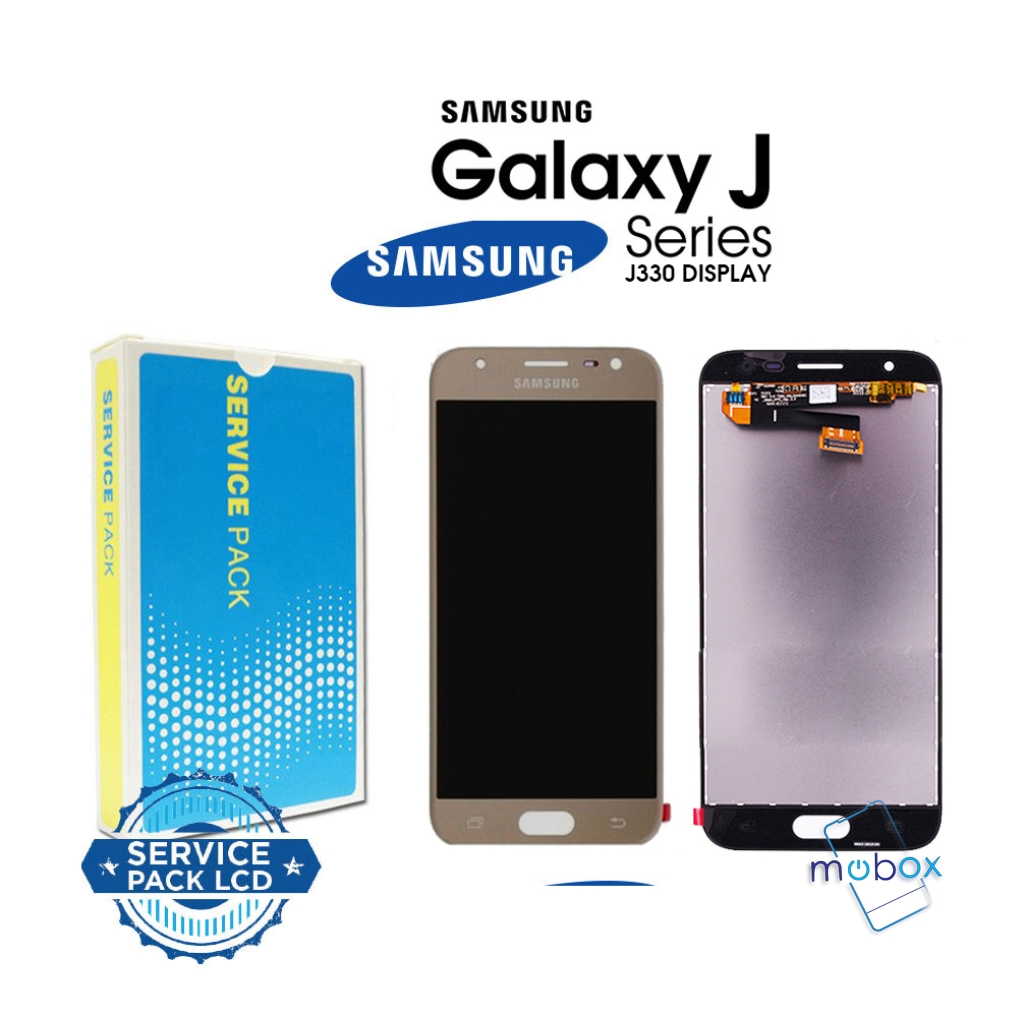 Samsung Galaxy J3 2017 / J330 , SM-J330 /Service Pack/ Full Original/ LCD Дисплей+ Тъч скрийн/ Gold