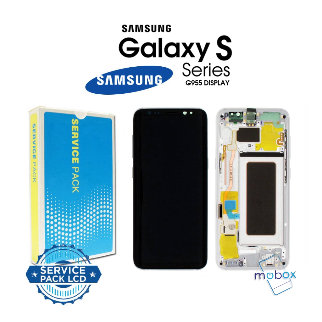 Samsung Galaxy S8 / G950F , SM-G950 /Service Pack/ Full Original/ LCD Дисплей+ Рамка/ Silver