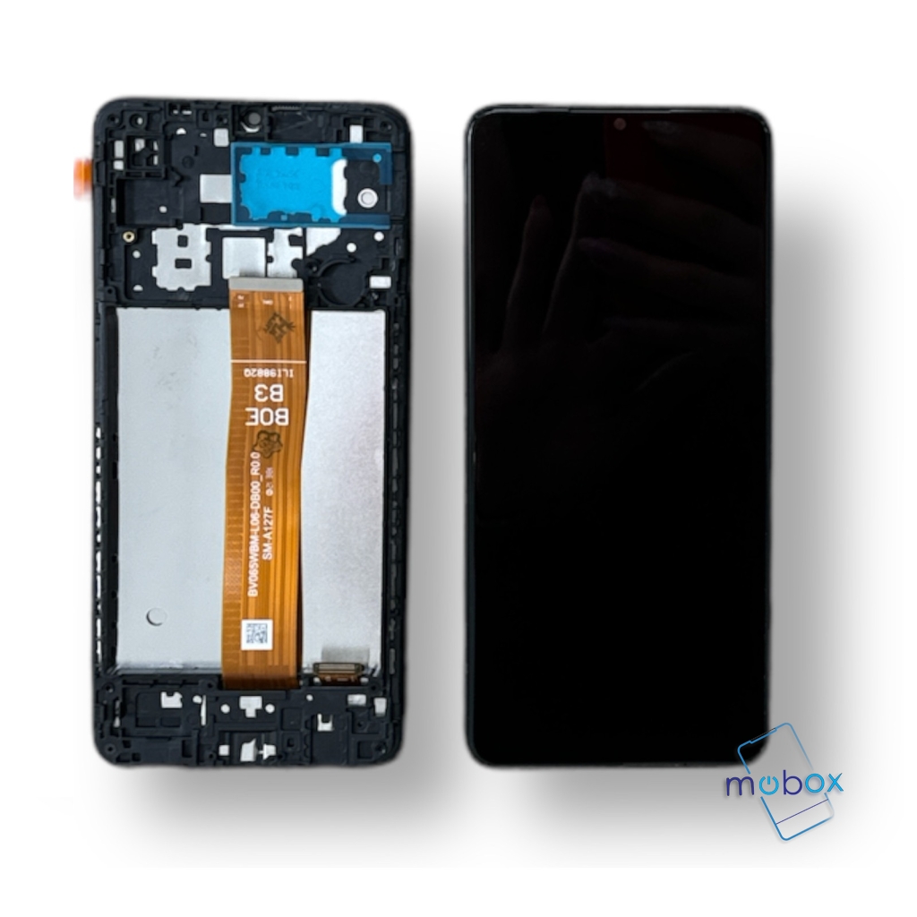 Samsung Galaxy A12 / SM-A127F /BV065WBM-L06-DB00_R0.0/ BOE Жълт кабел/LCD Дисплей+Рамка