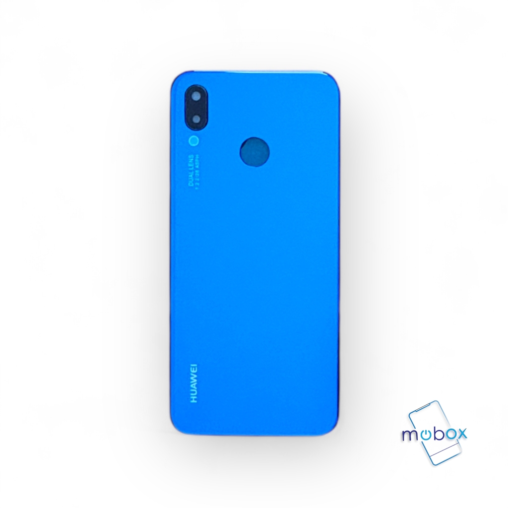 Заден капак за Huawei P20 lite със стъкло камера/ ANE-LX1 / Задно стъкло / Син