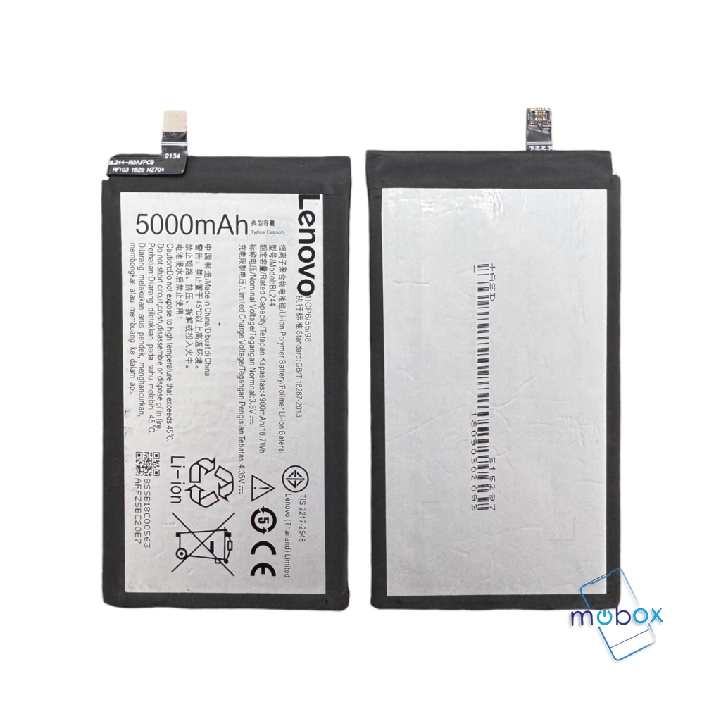 Батерия BL244 за Lenovo Vibe P1A42 P1C58 P1C72 P1 /5000mAh/ Оригинал