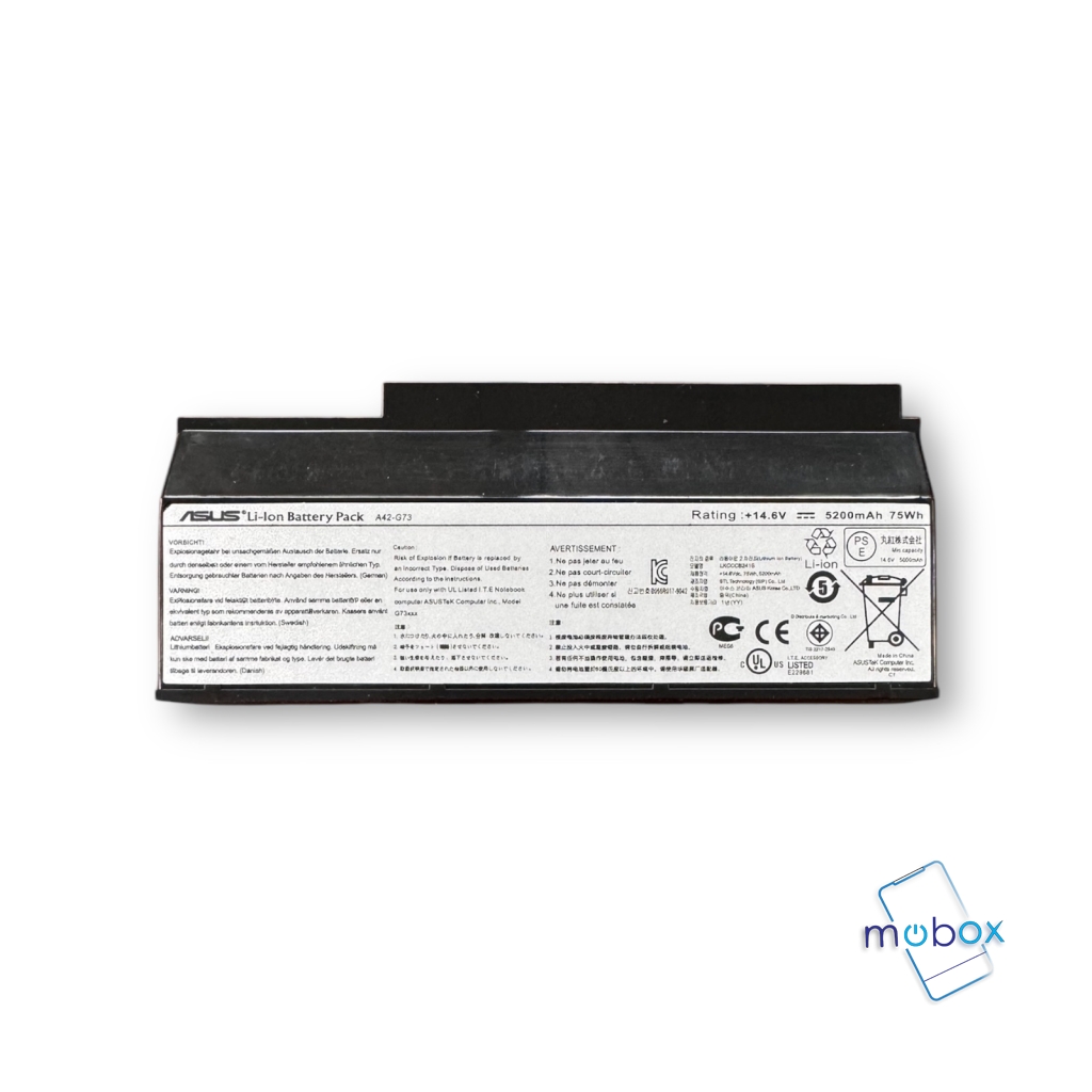 Asus A42-G73 /4400 mAh/cell 8/14.8V / 14.4V Батерия за лаптоп- Оригинал