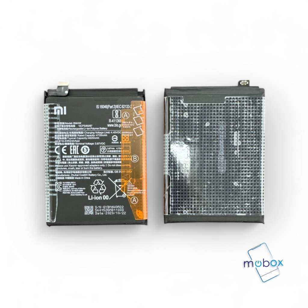 Батерия BM4W за Xiaomi Mi 10T Lite 5G, Mi 10i 5G, Redmi Note 9 Pro 5G/ 4800mAh/ Оригинал