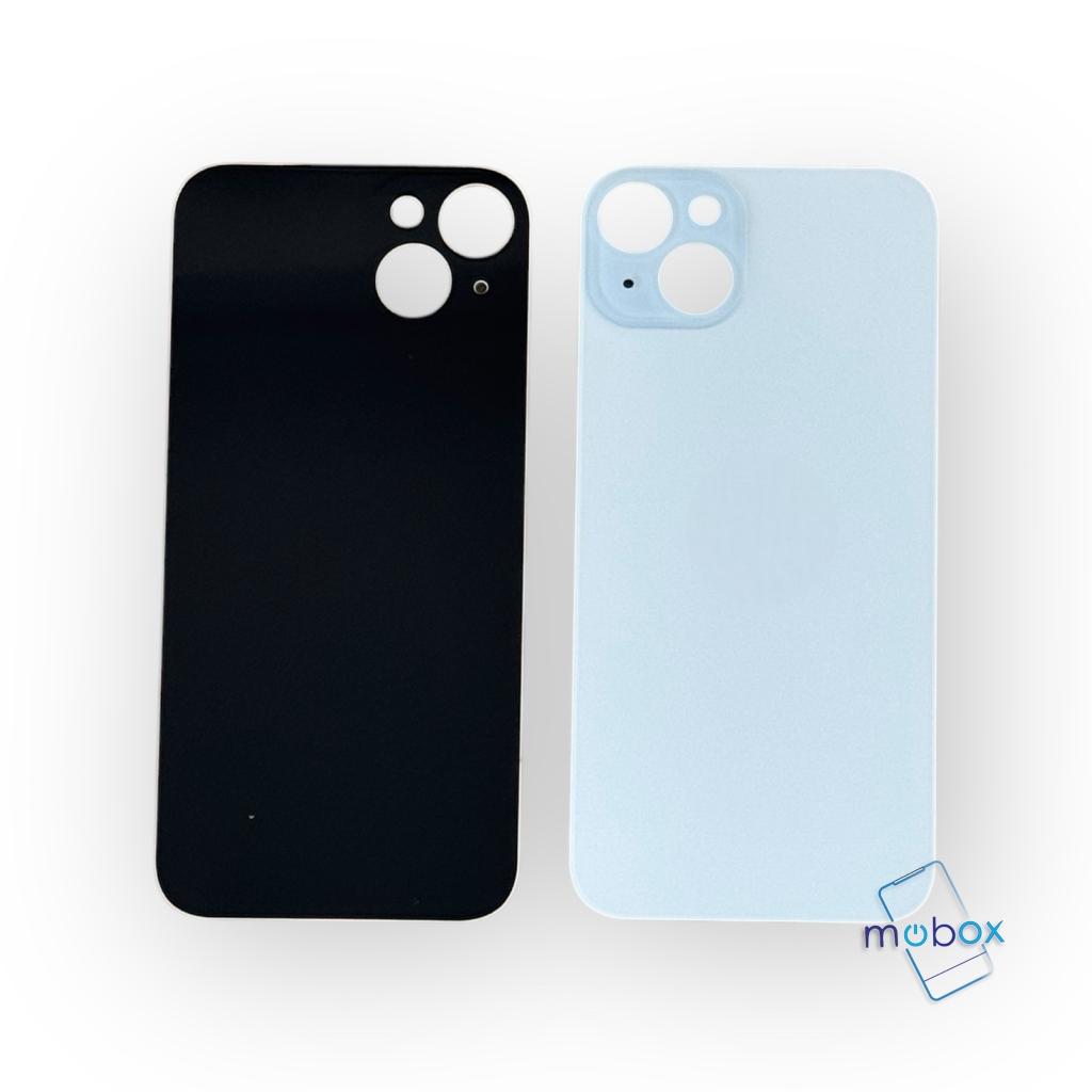 Заден капак за iPhone 15 Plus /Big Hole/ Задно стъкло/ Blue/ Син