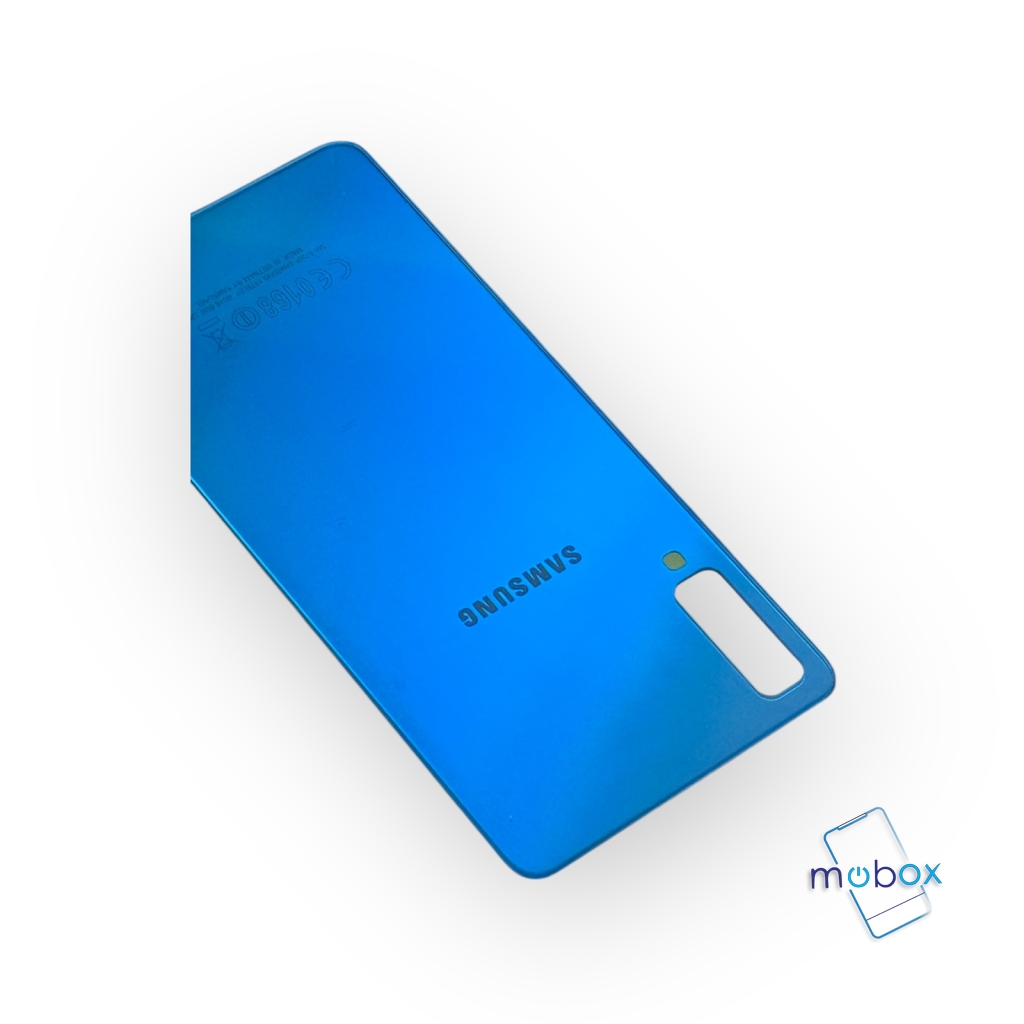 Заден капак за Samsung Galaxy A7 2018 / SM-A750F Задно стъкло / Син