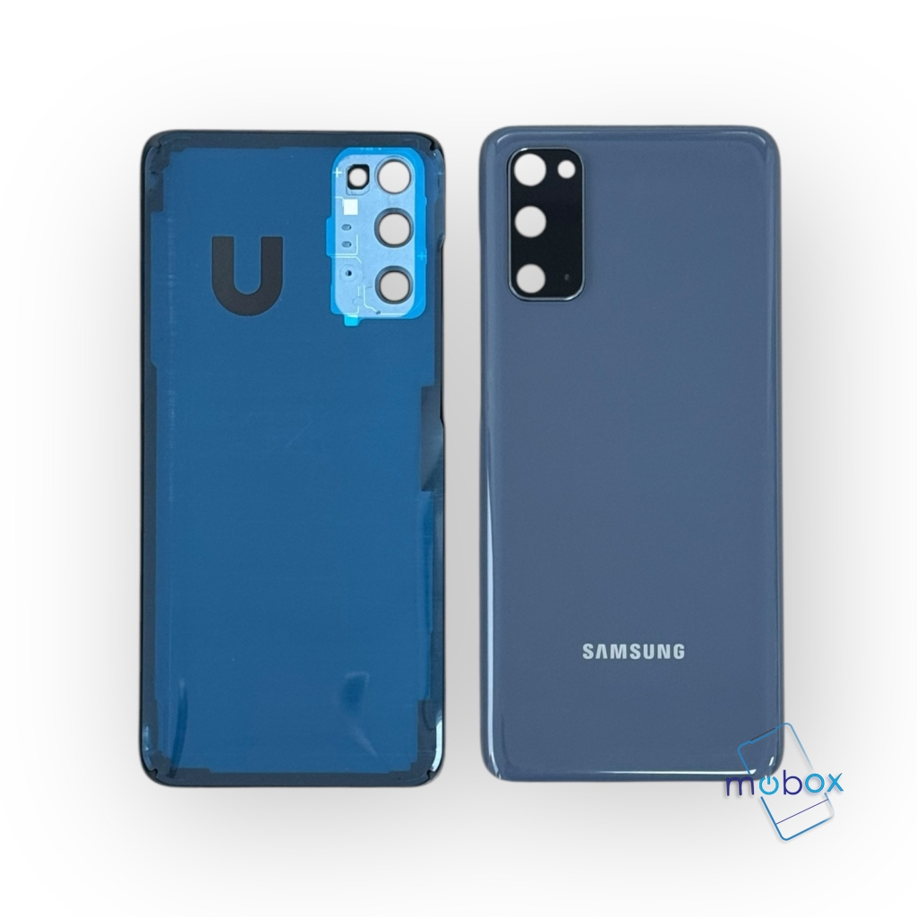 Заден капак за Samsung Galaxy S20 4G/5G / G980, G981/ със стъкло камера/ Задно стъкло/ Cosmic Grey / Сив