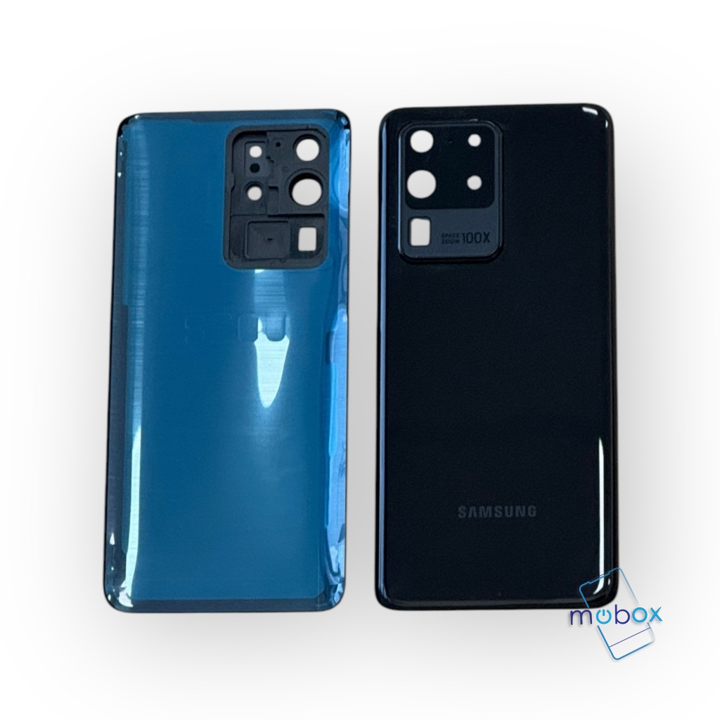 Заден капак за Samsung Galaxy S20 Ultra / SM-G988F /със стъкло камера / cosmic black / Черен