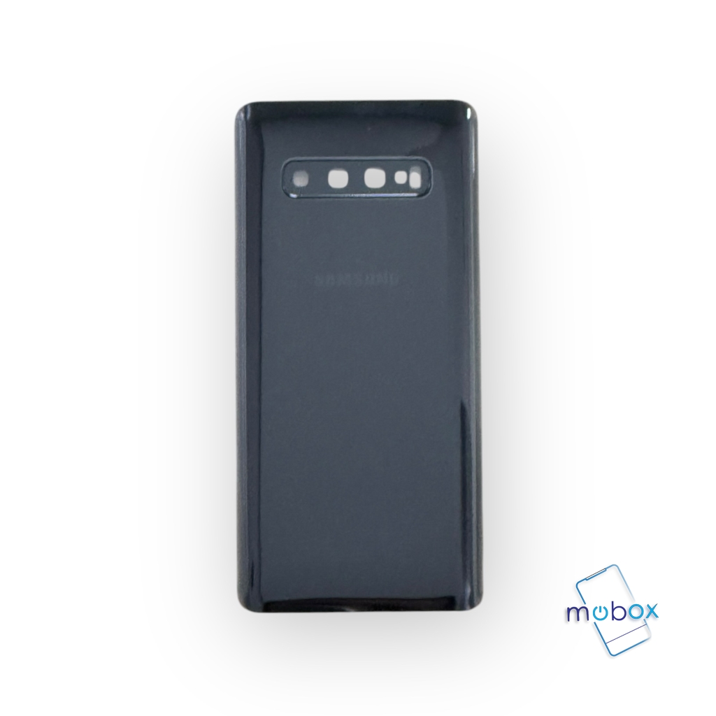 Заден капак за Samsung Galaxy S10 Plus G975 със стъкло камера /Задно стъкло /Черен