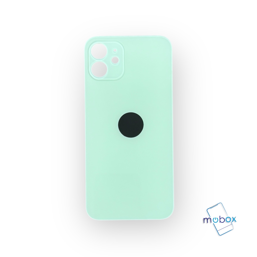 Заден капак за iPhone 12 /Big Hole/ Задно стъкло/ Green /Зелен