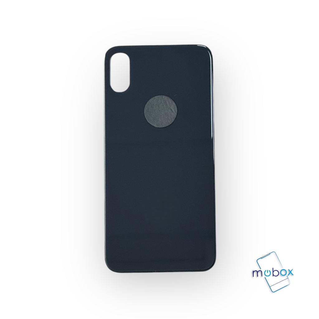 Заден капак за iPhone X / iPhone XS /Big Hole/ Задно стъкло/ Space Gray / Черен