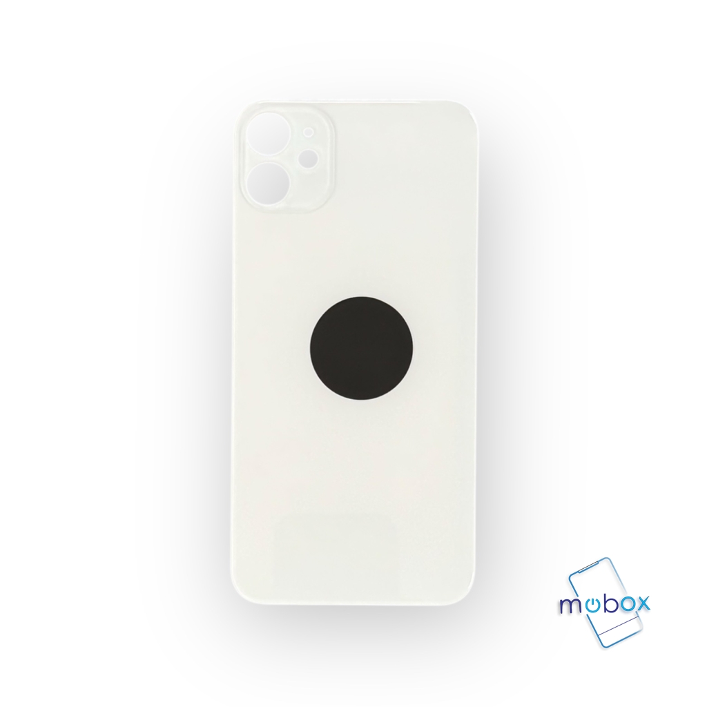 Заден капак за iPhone 11 /Big Hole/ Задно стъкло/ White/  Бял