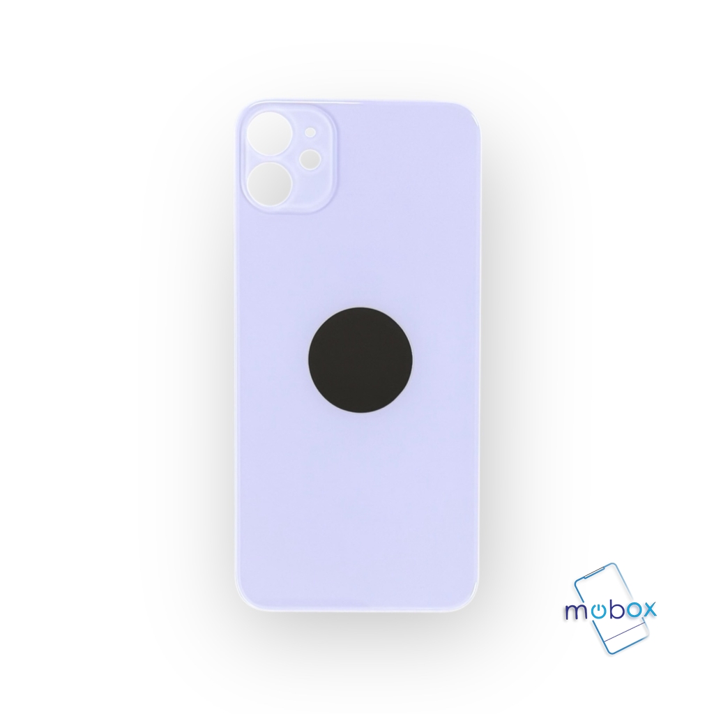 Заден капак за iPhone 11 /Big Hole/ Задно стъкло/ Purple / Лилав