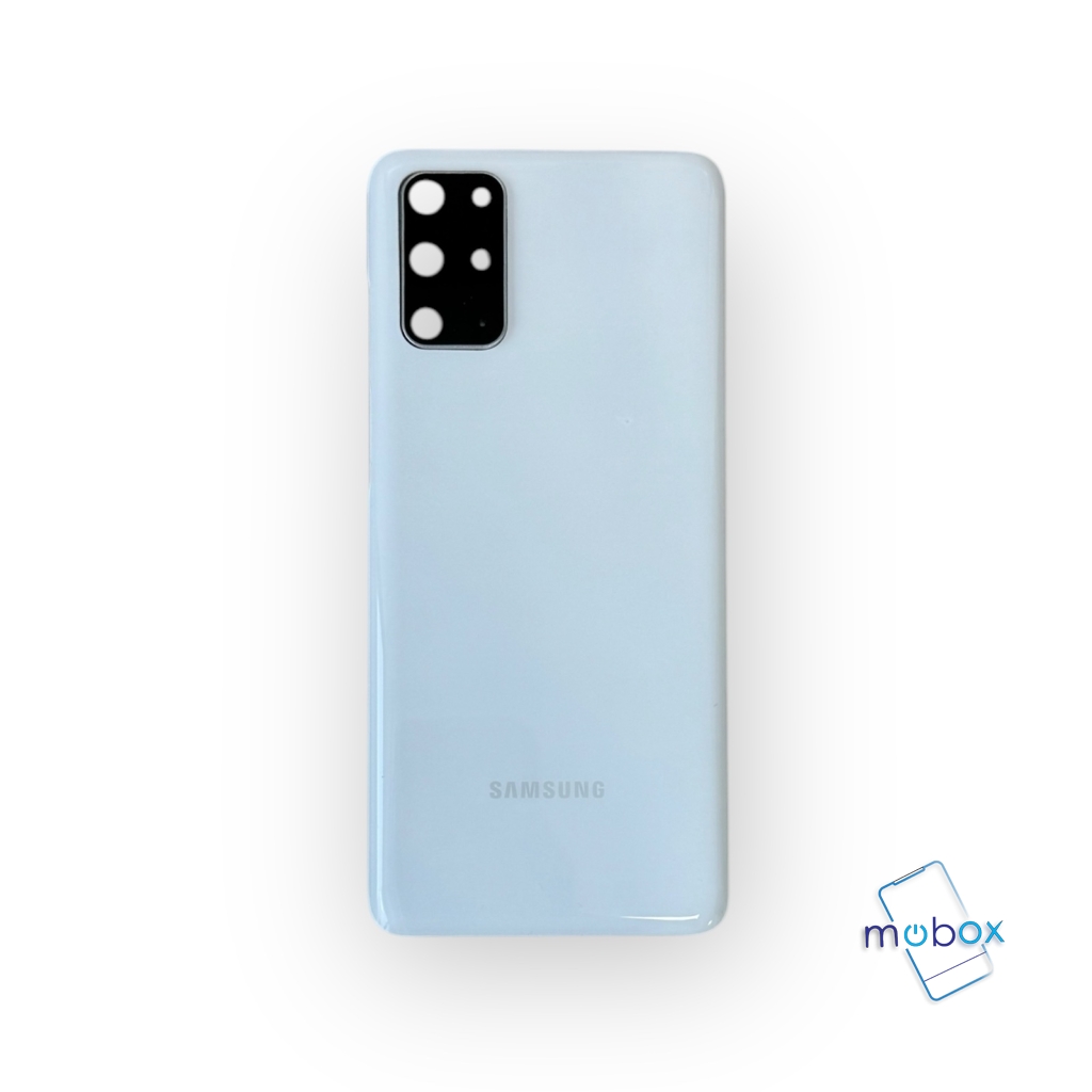 Заден капак за Samsung Galaxy S20 Plus 4G/5G / SM-G985, SM-G986 /със стъкло камера / Задно стъкло/ cloud white / Бял