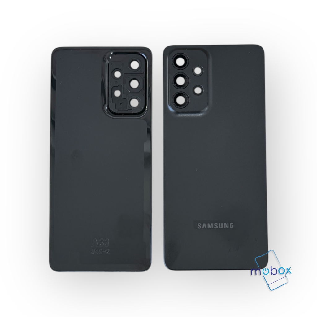 Заден капак за Samsung Galaxy A33 5G / SM-A336B / Със стъкло камера/Black / Черен