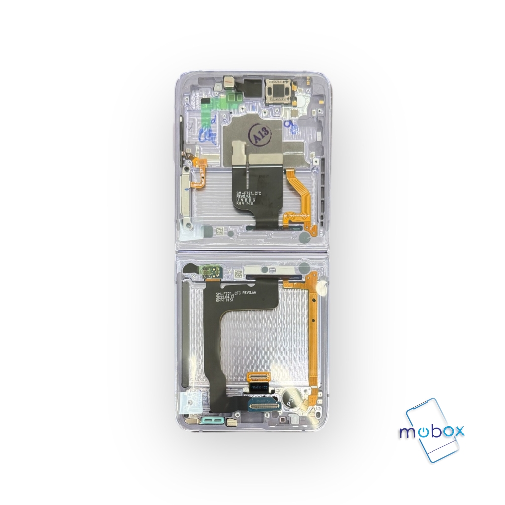Samsung Galaxy Z Flip 4 5G / SM-F721 / INNER LCD/Service Pack/ Full Original/ LCD Дисплей+ Рамка/Violet, Purple
