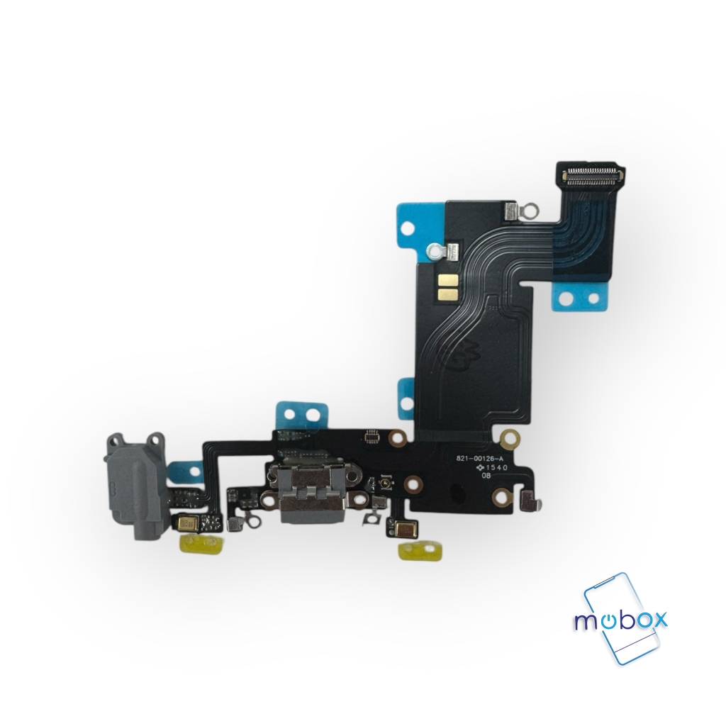 Лентов кабел блок захранване за iPhone 5 /с микрофон / черен/ ORG