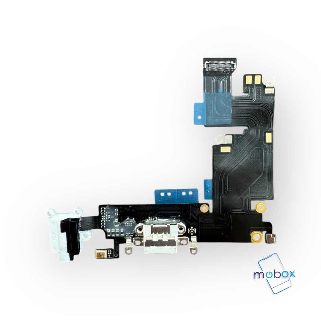Лентов кабел блок захранване за iPhone 6 Plus /с микрофон / бял/ ORG