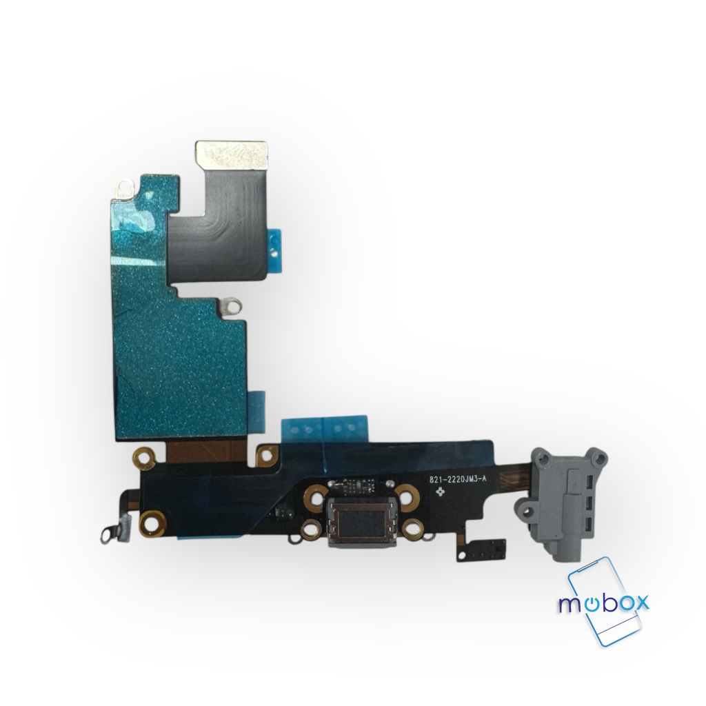 Лентов кабел блок захранване за iPhone 6 Plus /с микрофон / черен/ ORG