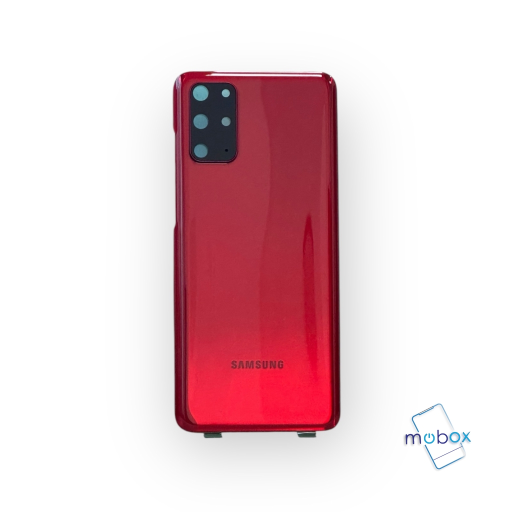Заден капак за Samsung Galaxy S20 Plus 4G/5G / SM-G985, SM-G986 /със стъкло камера / Задно стъкло/ Cloud Red / Червен