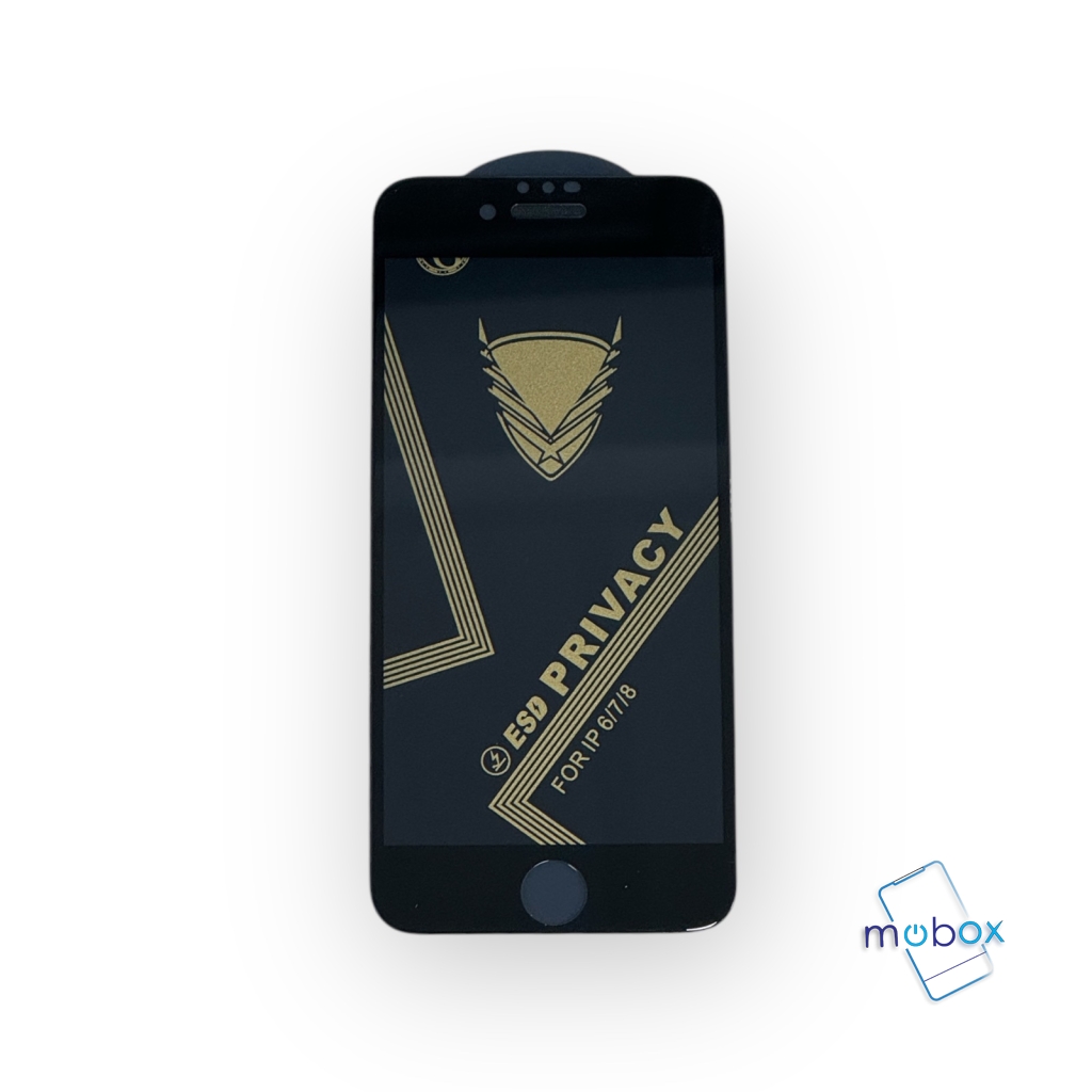 Privacy Стъклен протектор за за iPhone 7, iPhone 8, iPhone SE 2020, iPhone SE 2022 / Golden Armor , OG Full Glue, Черен