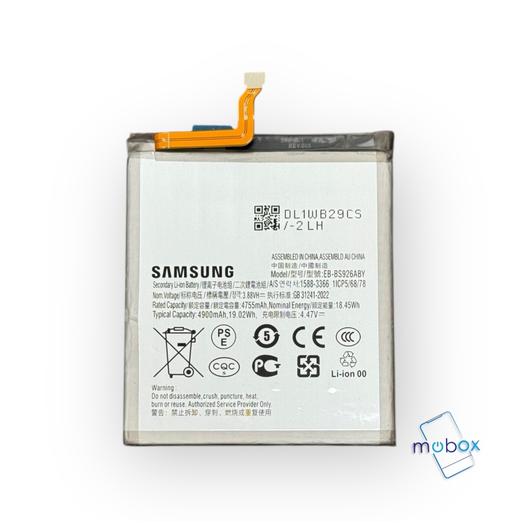 Батерия EB-BS926ABY за Samsung Galaxy S24 Plus 5G S926 /4900mAh/3.88V/Li-ion/  Оригинална