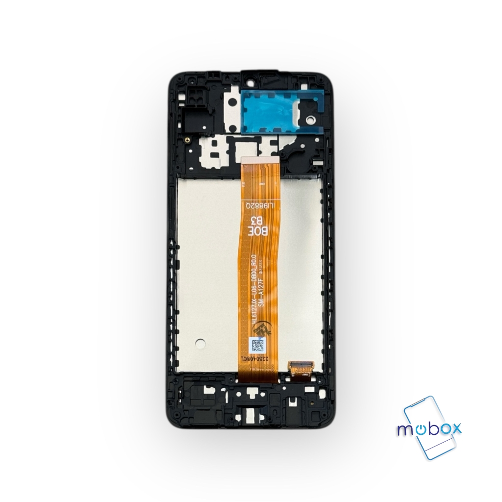 Samsung Galaxy A12, A12s / A125, A127, SM-A125F, SM-A127F / CDOT FPC6509-1/ Жълт кабел/ LCD Дисплей+ Рамка