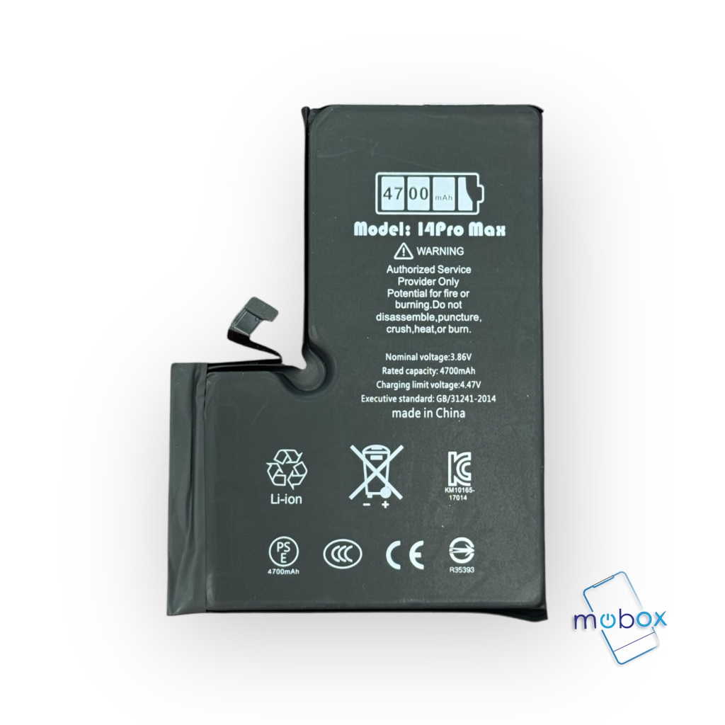 Ti Diagnostic /Нова Батерия за iPhone 14 Pro Max/ A2830 /High Capacity 4700mAh/3.86V/ Валидиране без грешка /100 Health, 