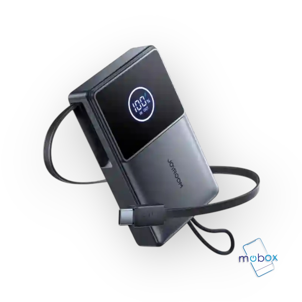 Външна батерия Joyroom JR-PR1 Power Bank 10000mAh 22.5W with Built-In Retractable Cable Power Bank