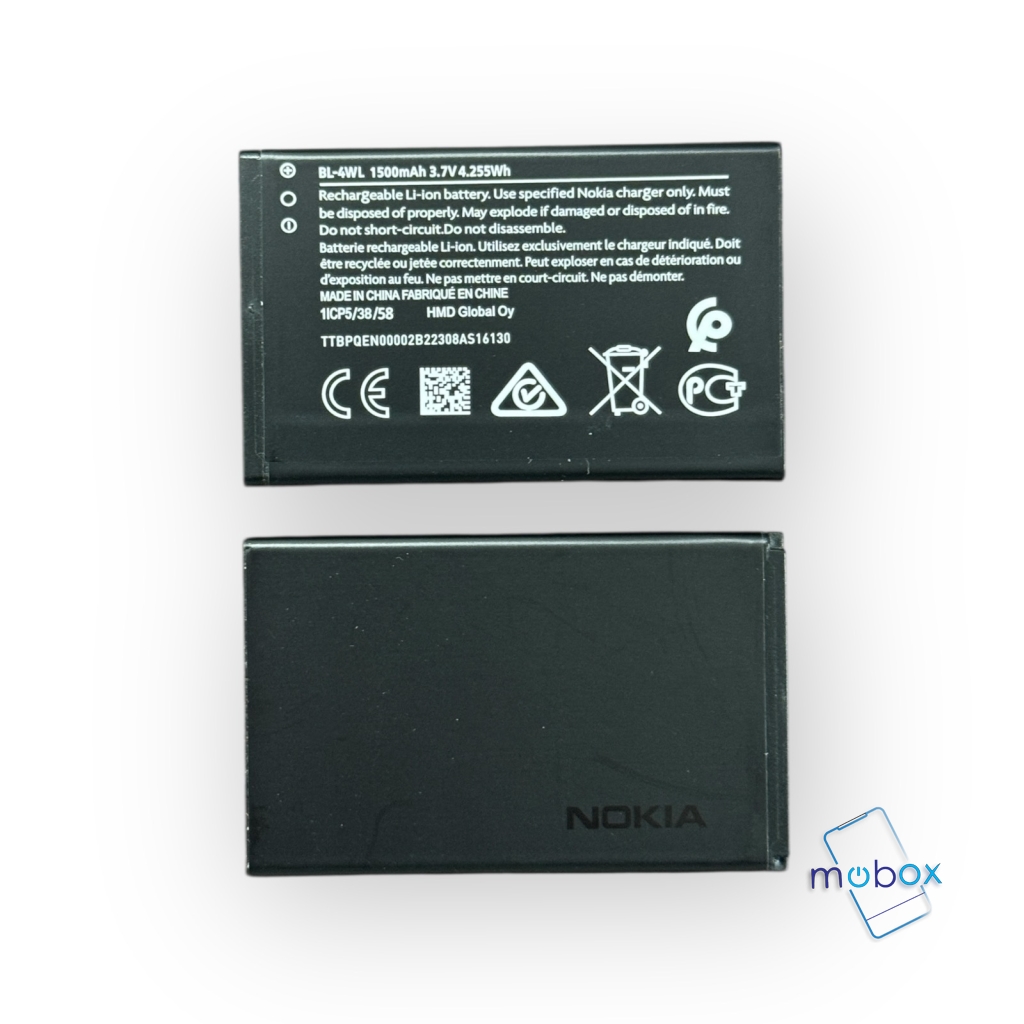 Батерия BL-4WL за Nokia 6310 2021, Nokia 225 2020 4G, Nokia 215 2020 4G/ 1150mAh/ 3.7V/ Li-ion/ Оригинал
