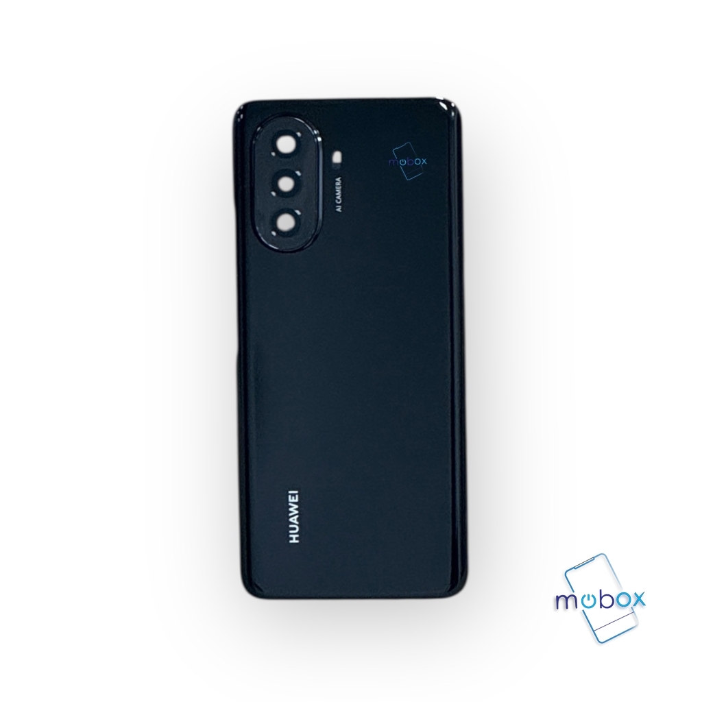 Заден капак за Huawei Nova Y70 / MGA-LX9N/ със стъкло камера/Задно стъкло / Black/ Черен